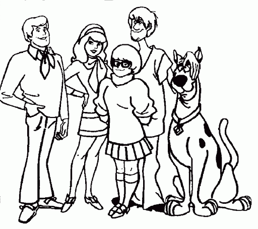 Scoob coloring pages