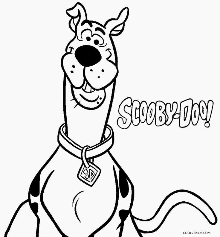 Printable scooby doo coloring pages for kids coolbkids scooby doo coloring pages cartoon coloring pages halloween coloring pages