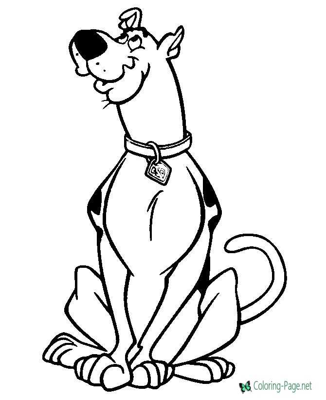 Scooby doo coloring pages