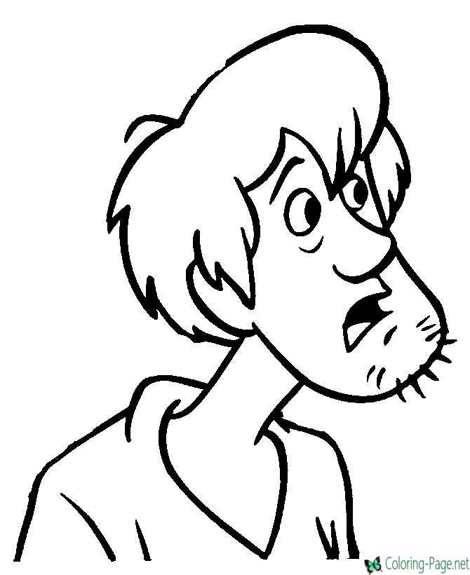 Scooby doo coloring pages