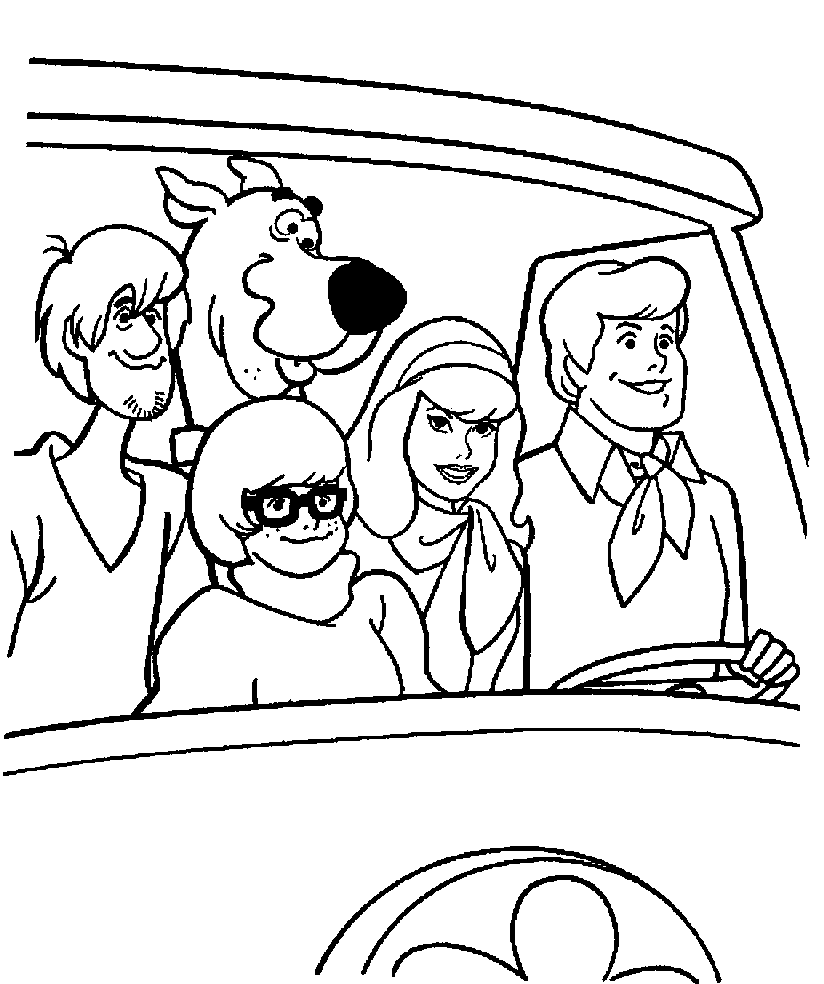 Coloring pages scooby doo coloring pages