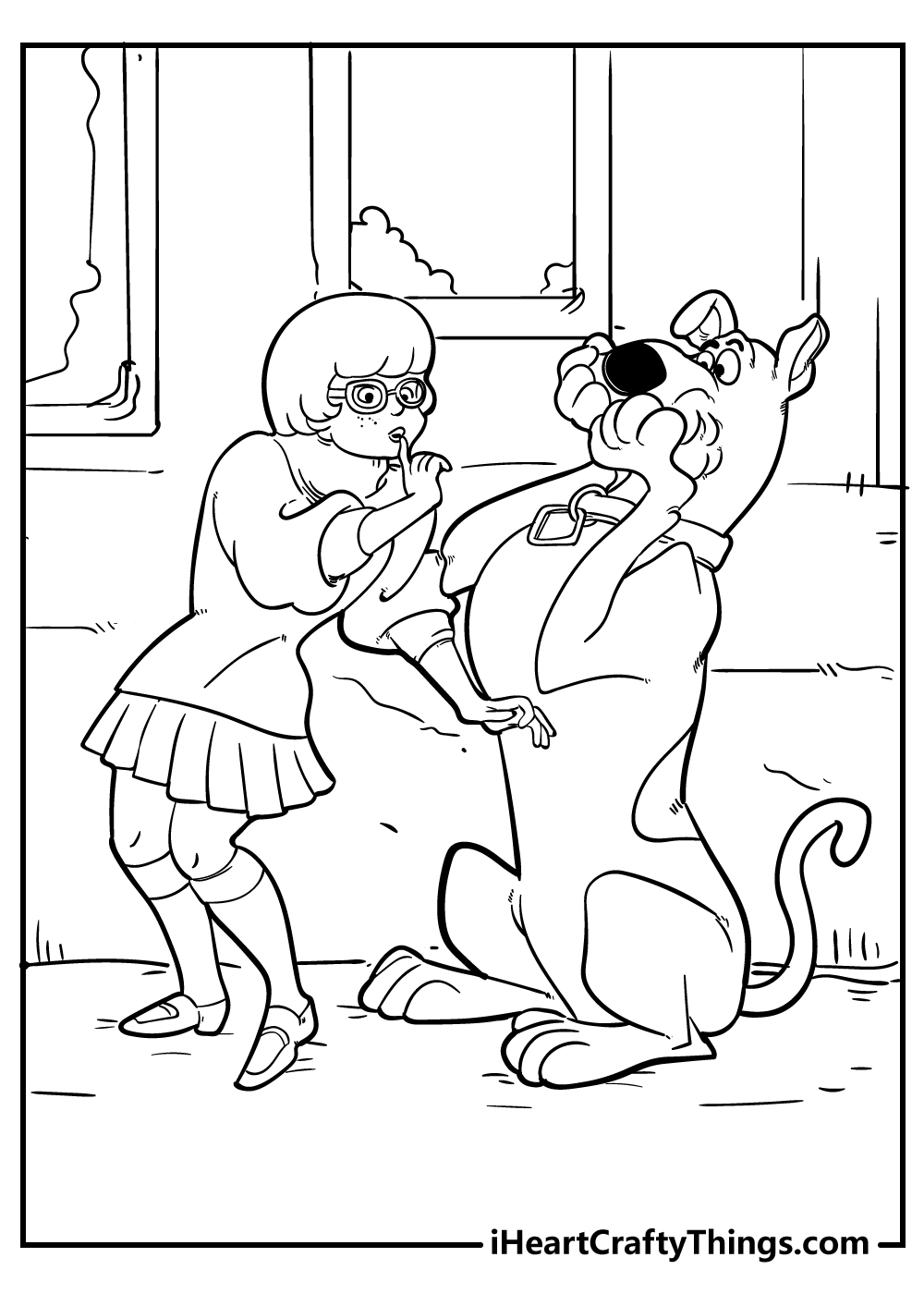 Scooby doo coloring pages free printables