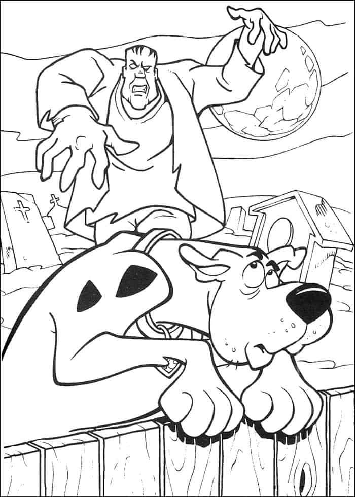 Scooby doo printable coloring pages scooby doo coloring pages cartoon coloring pages halloween coloring pages