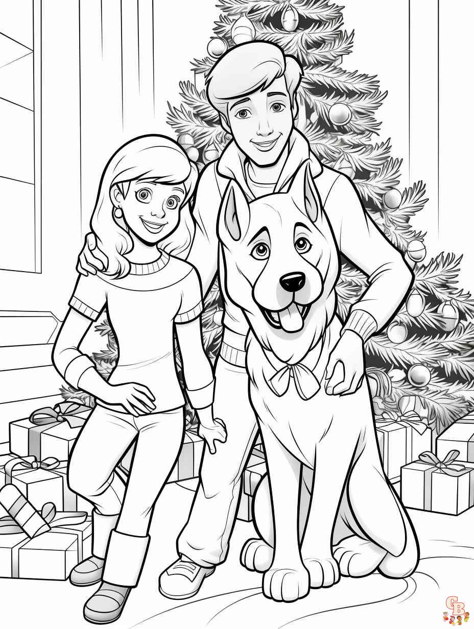 Free scooby doo coloring pages