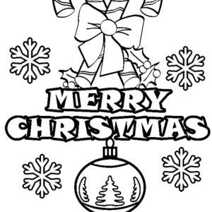 Christmas ornaments coloring pages printable for free download