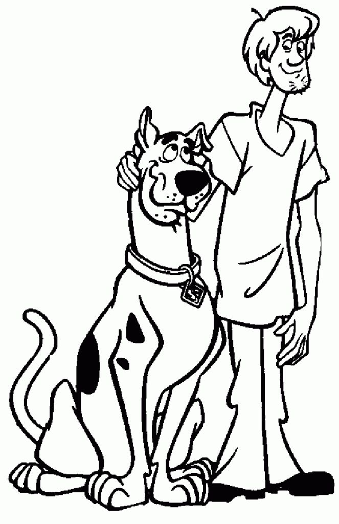 Free printable scooby doo coloring pages for kids cartoon coloring pages scooby doo coloring pages scooby doo images