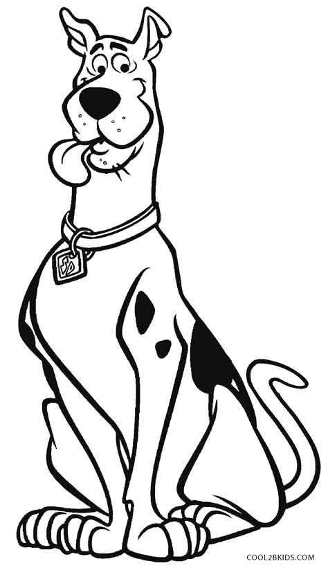 Printable scooby doo coloring pages for kids coolbkids scooby doo coloring pages cartoon coloring pages scooby doo images