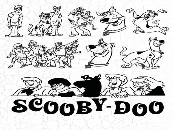 Scooby doo svg scooby doo silhouette files clipart cricut svg file scooby doo httpsetsymetuolik