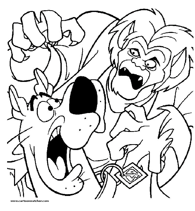 Free scooby coloring pages download free scooby coloring pages png images free cliparts on clipart library