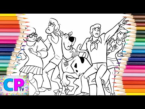 Scooby doo coloring pages fred wila daphne rogers coloring pages tv