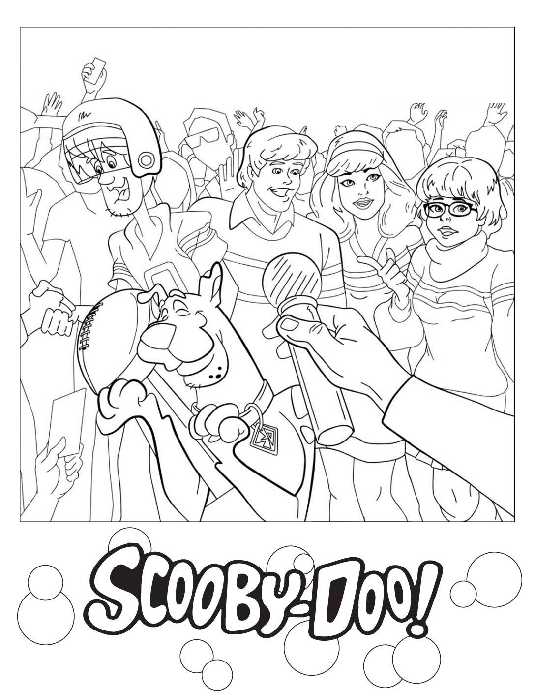 Coloring page scooby doo