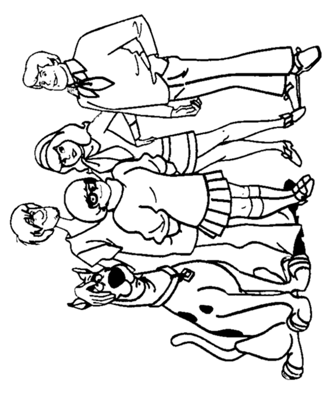 Scooby doo coloring pages