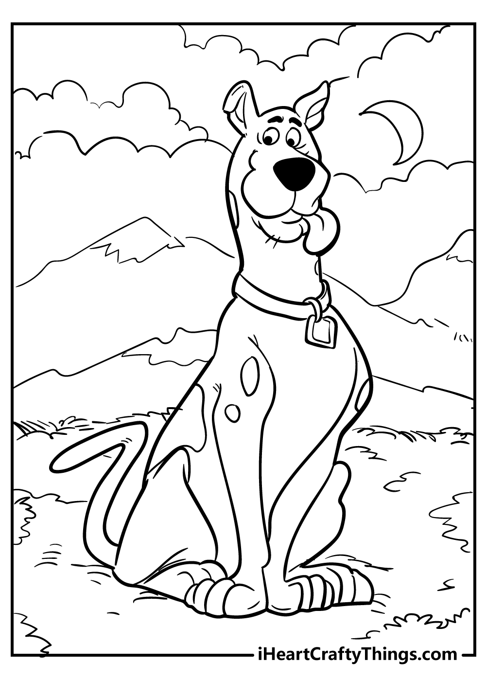 Scooby doo coloring pages free printables