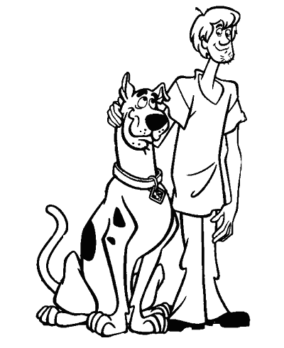 Scooby doo coloring pages