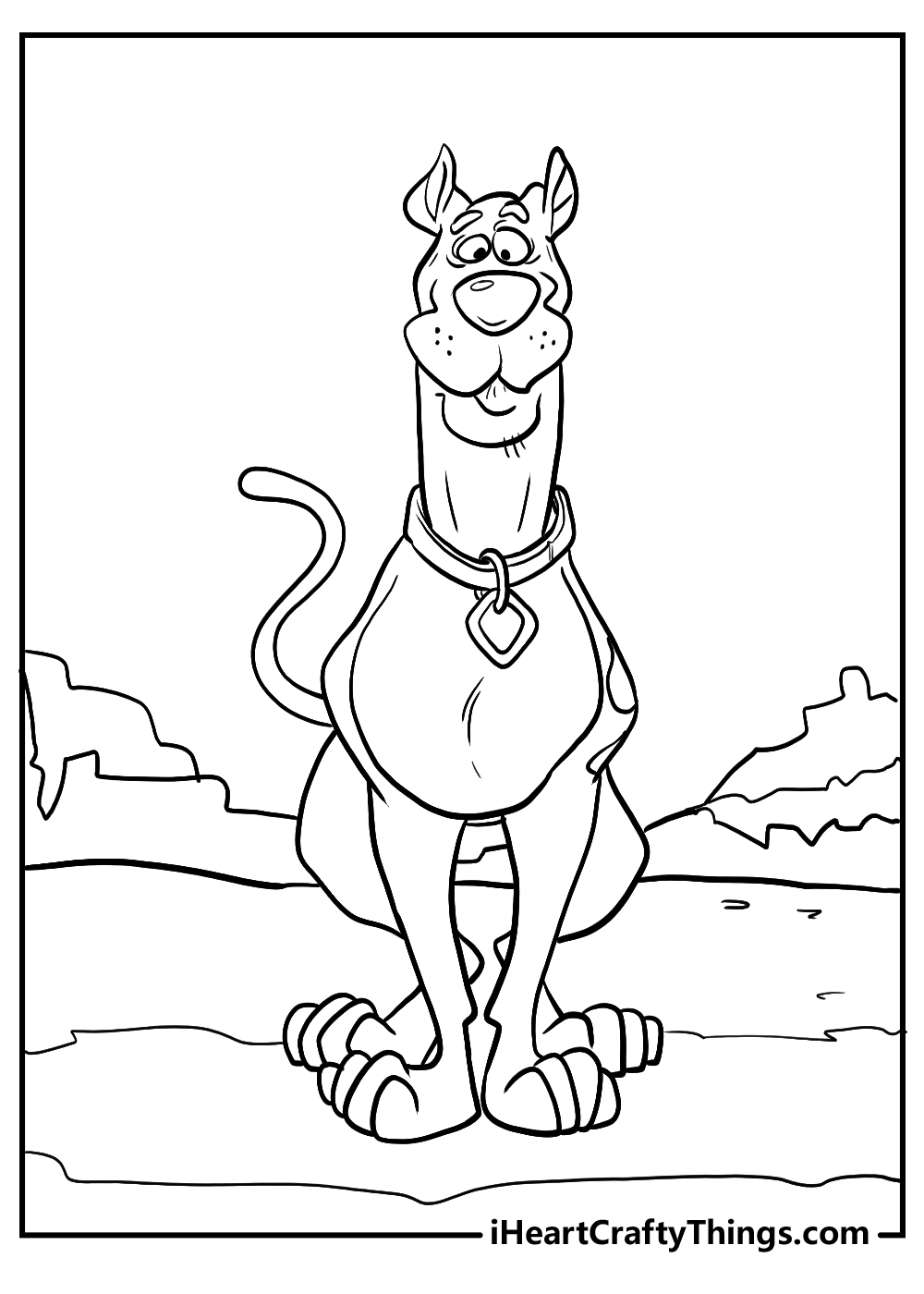 Scooby doo coloring pages free printables