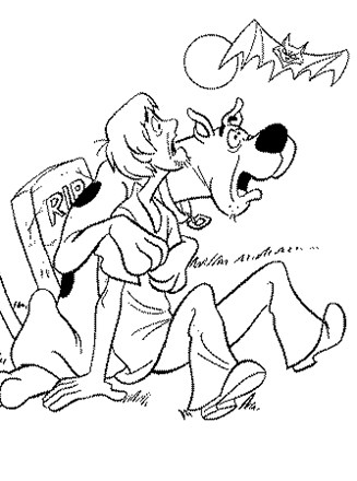 Scooby doo coloring page