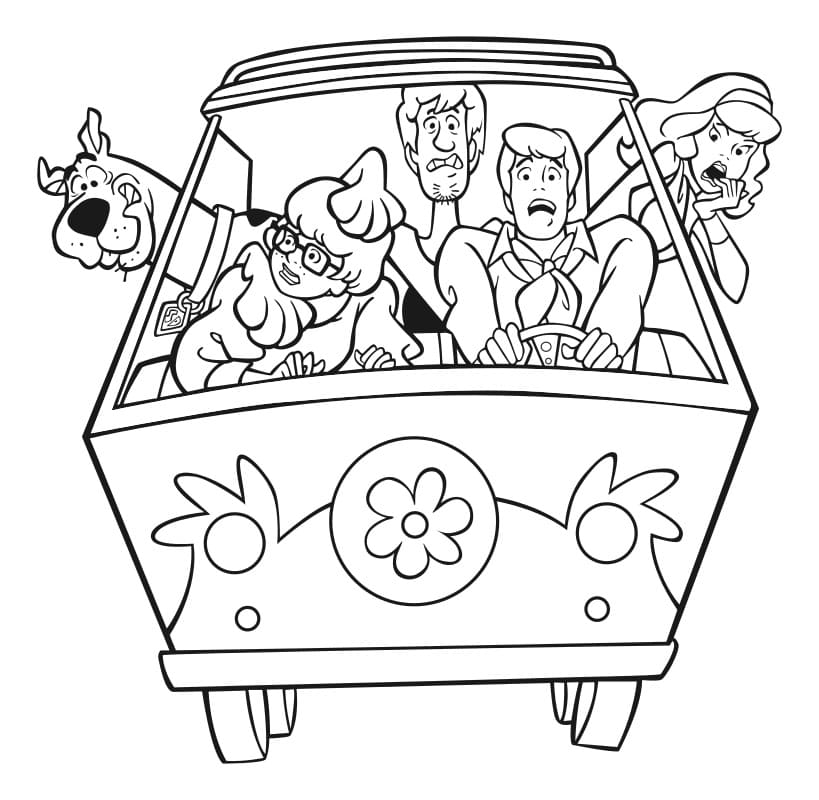 Coloring pages scooby doo pages big collection for children