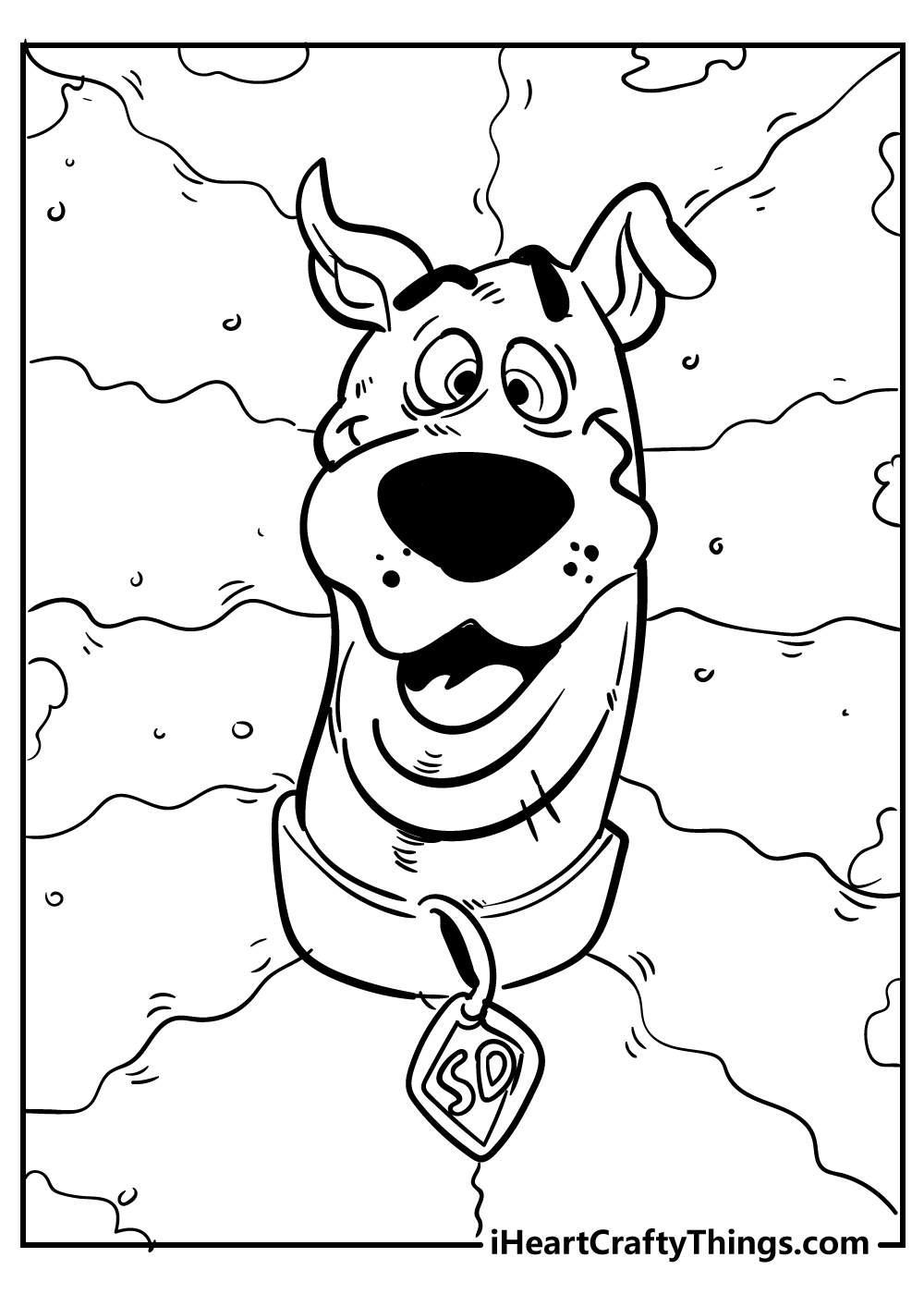 Scooby doo coloring pages free printables