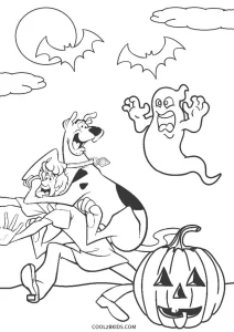 Printable scooby doo coloring pages for kids