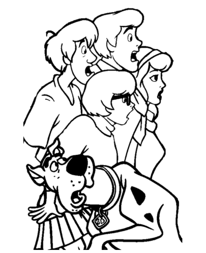 Scooby doo coloring pages