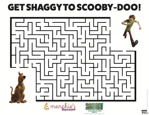 Scoob printables and activity sheets