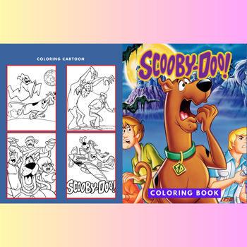 Scooby doo coloring pages for students preschool pre