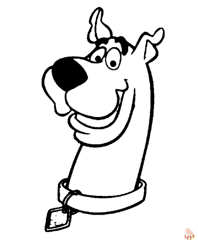 Free scooby doo coloring pages