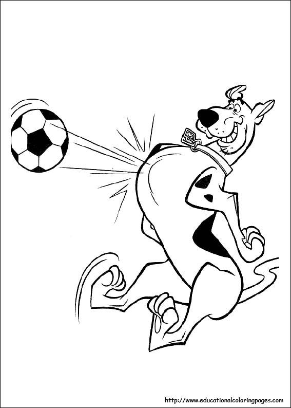 Scooby doo coloring pages free for kids