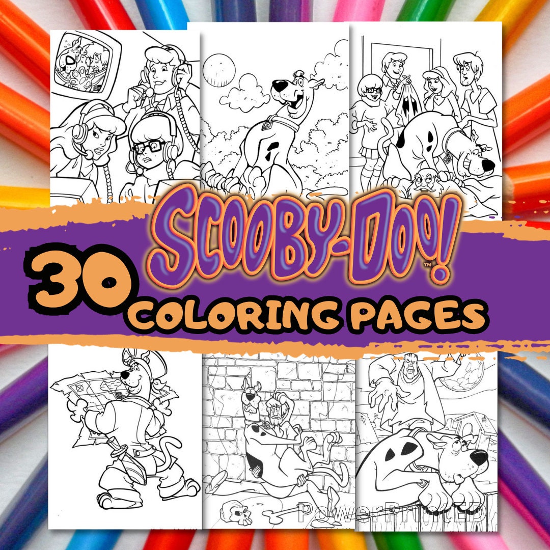 Scooby doo coloring pages printable coloring pages for kid cartoon coloring book for kids printable coloring pages