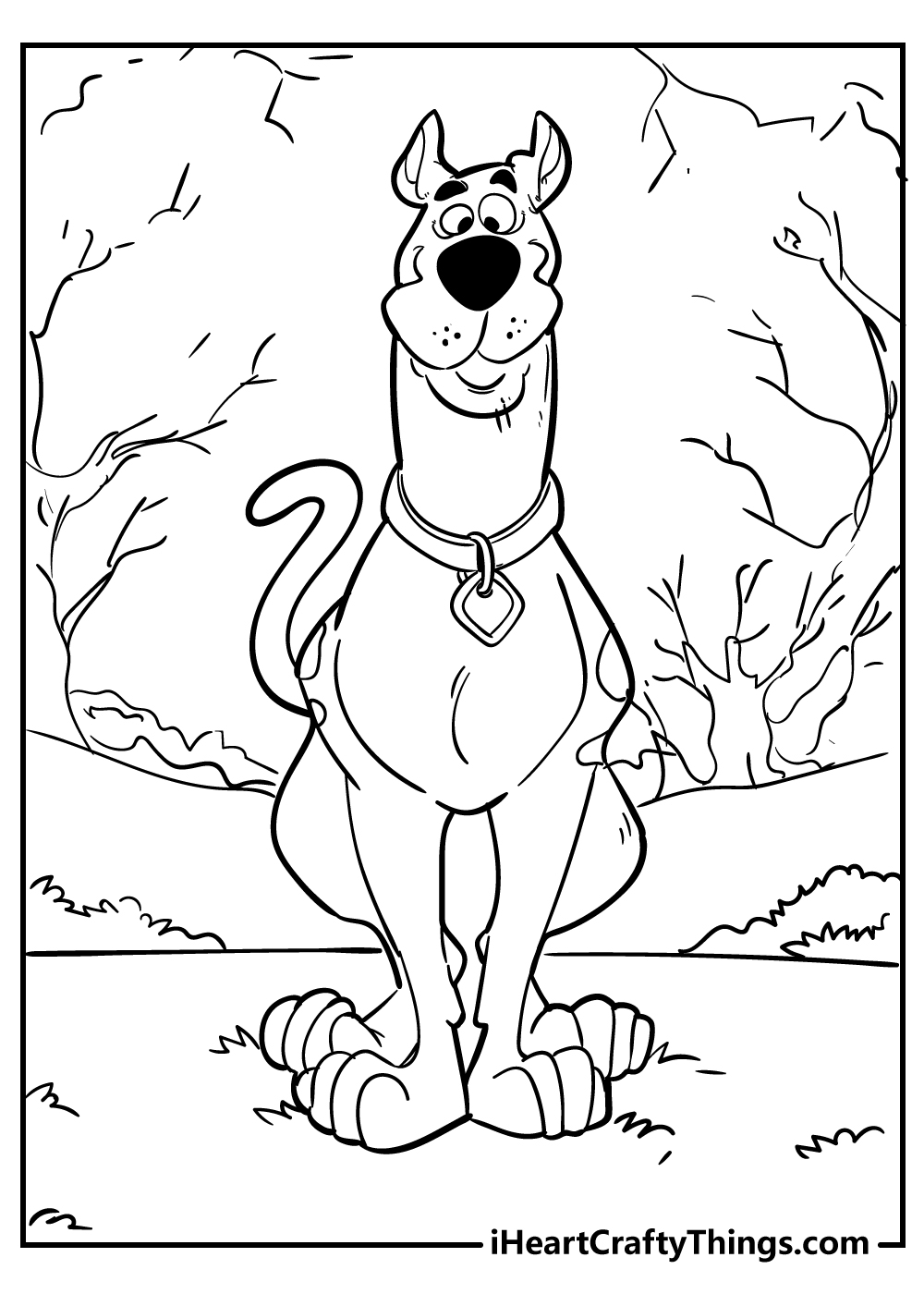 Scooby doo coloring pages free printables