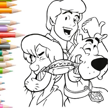 Scooby doo coloring pages