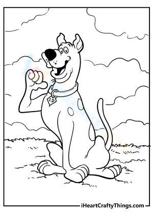 Free collection of scooby doo coloring pages for all ages