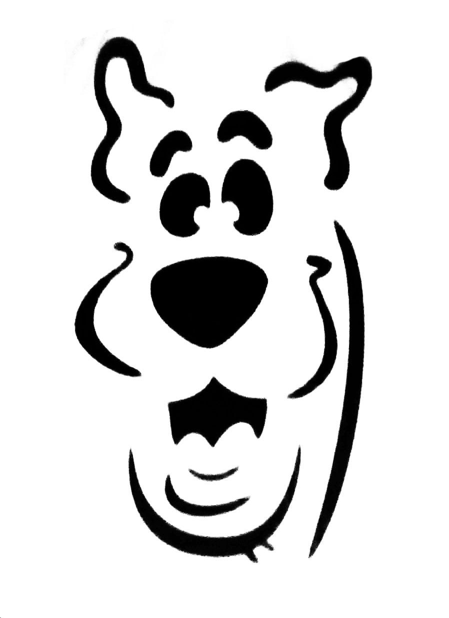 Scooby doo pumpkin stencil