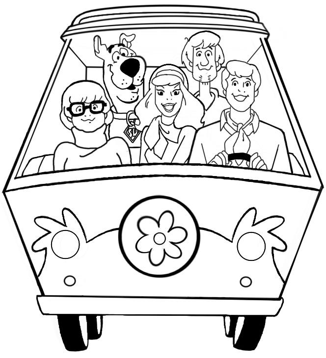 Scooby doo colouring pages by maxamizerblake on