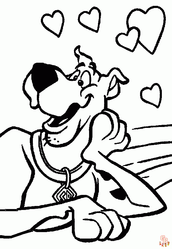 Free scooby doo coloring pages