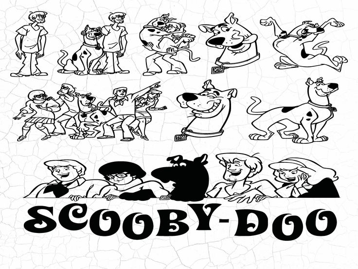 Scooby doo svg scooby doo silhouette files clipart cricut etsy ance scooby doo actualitã fils