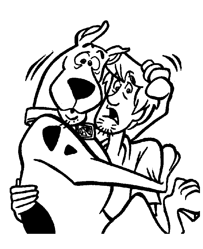 Scooby doo coloring pages