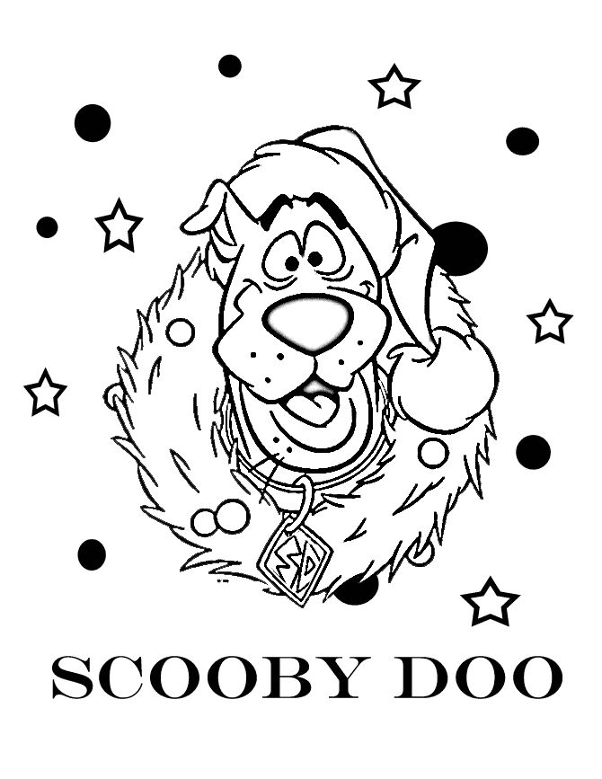 Scooby doo christmas coloring pages christmas coloring pages coloring pages christmas colors