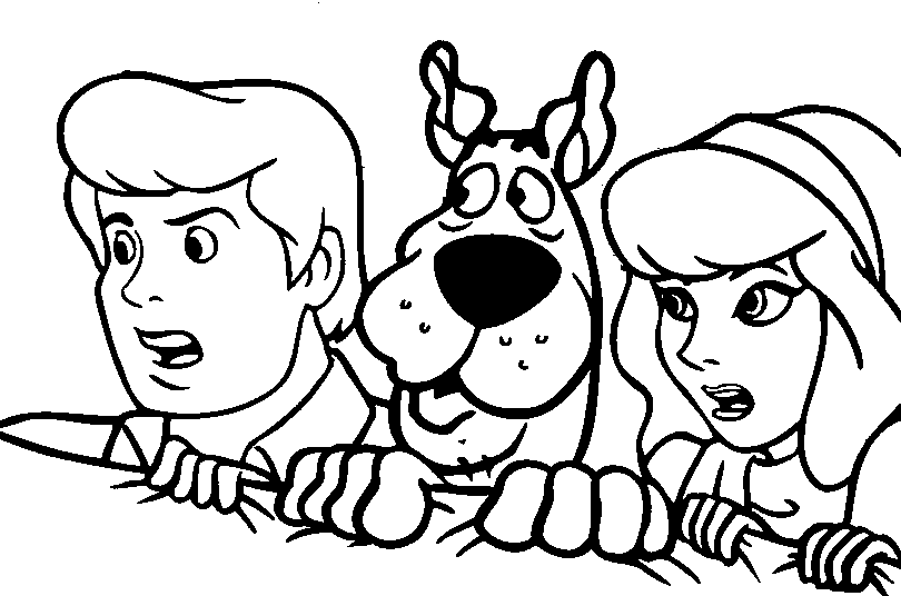 Kids under scooby