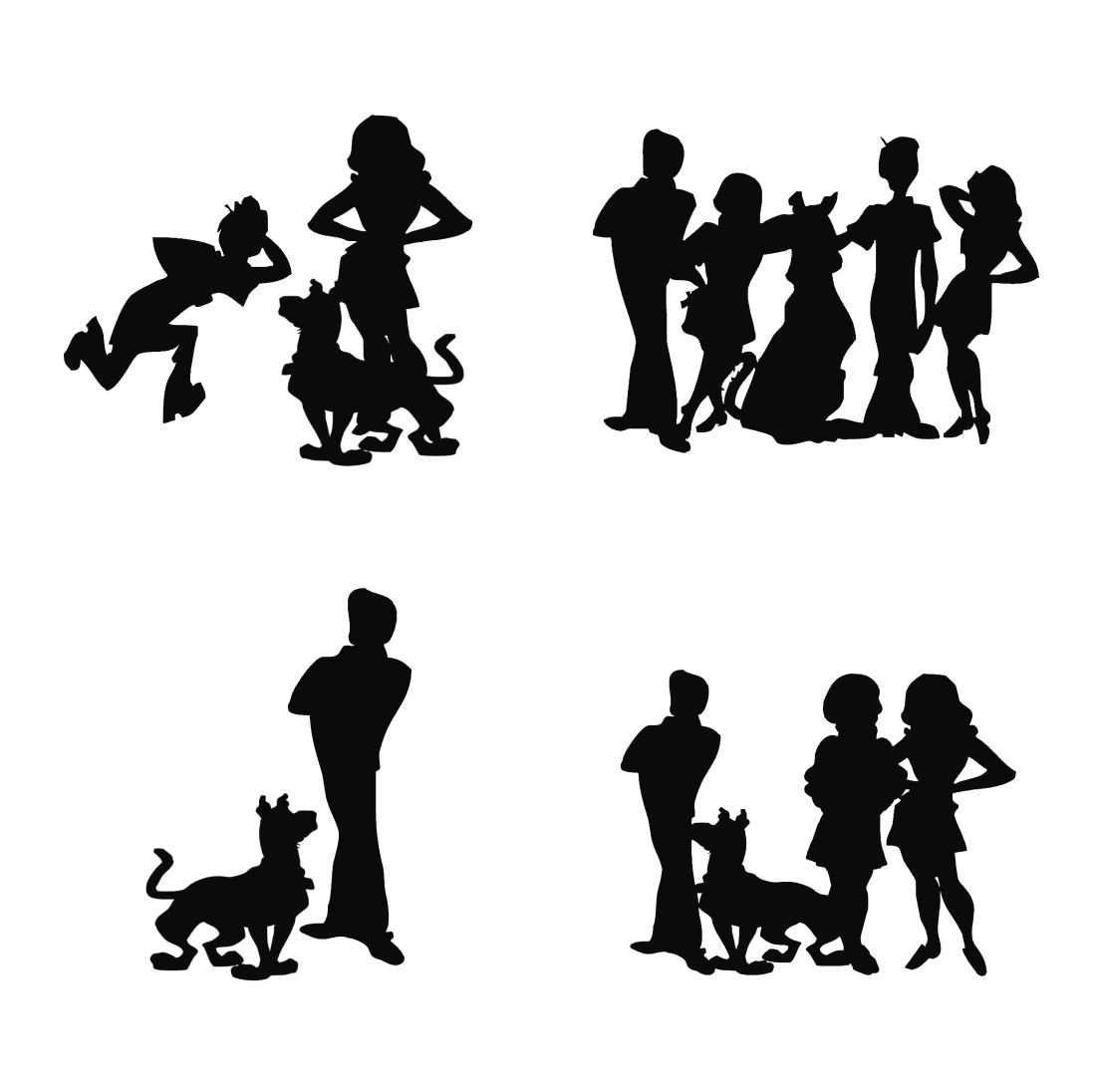 Silhouette scooby doo svg â