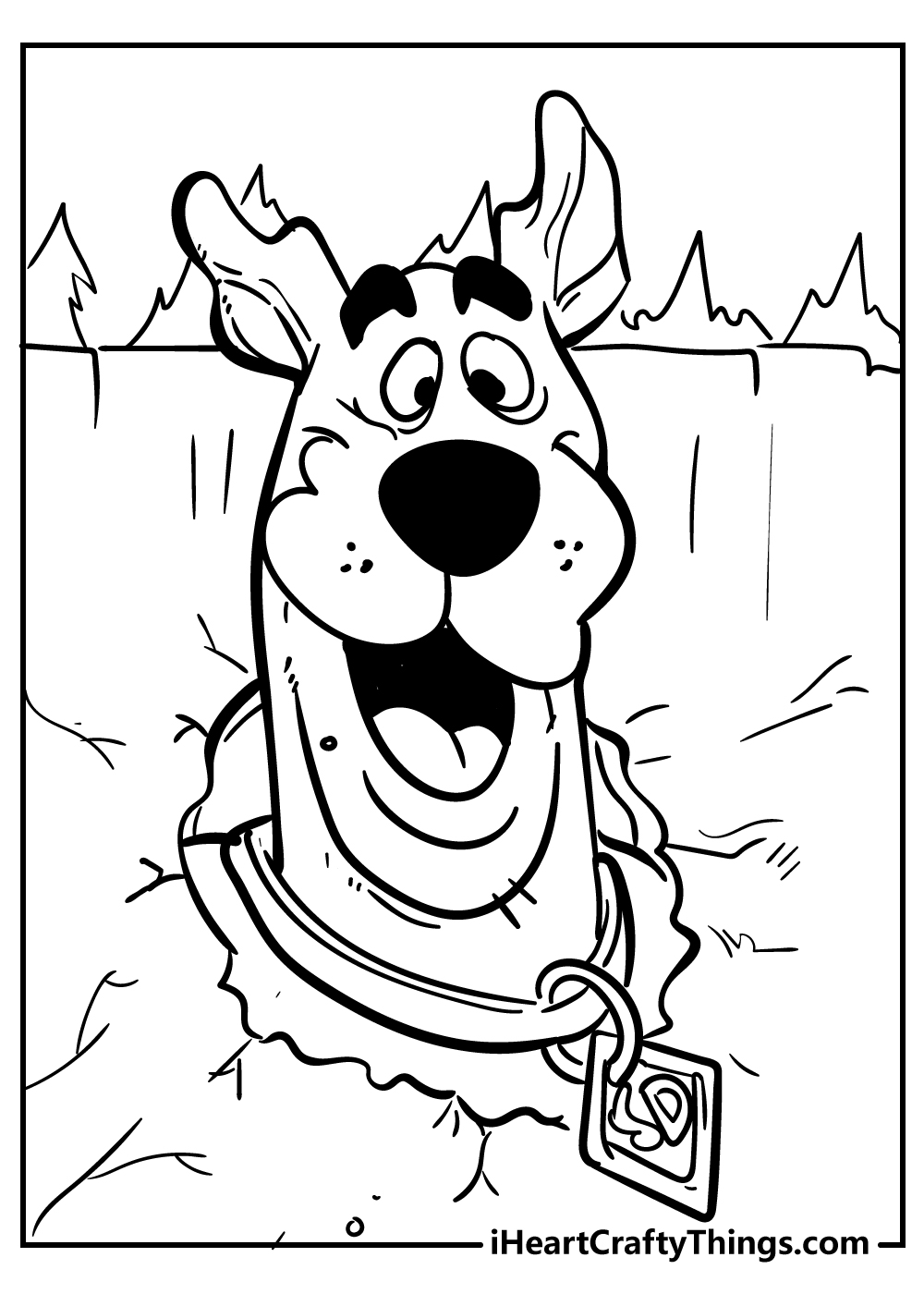 Scooby doo coloring pages free printables