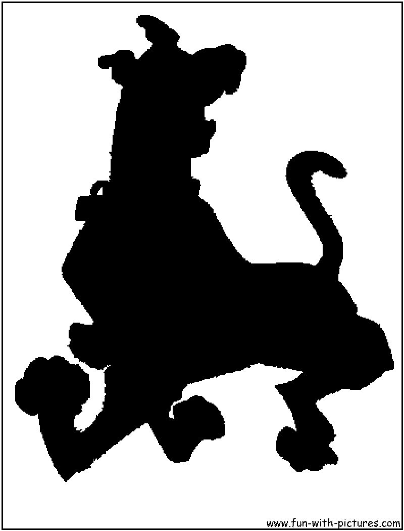 Scooby doo silhouette