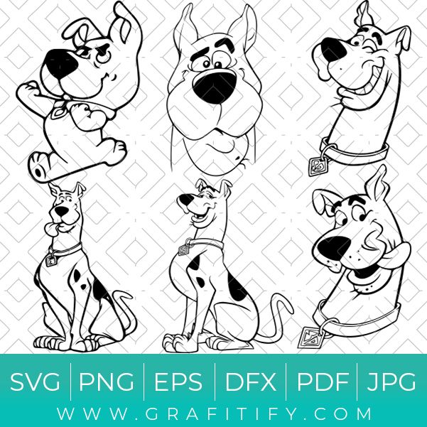 Scooby doo bundle svg