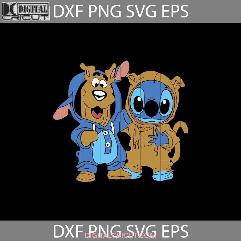 Stitch and scooby doo svg cartoon svg characters svg cricut file c â