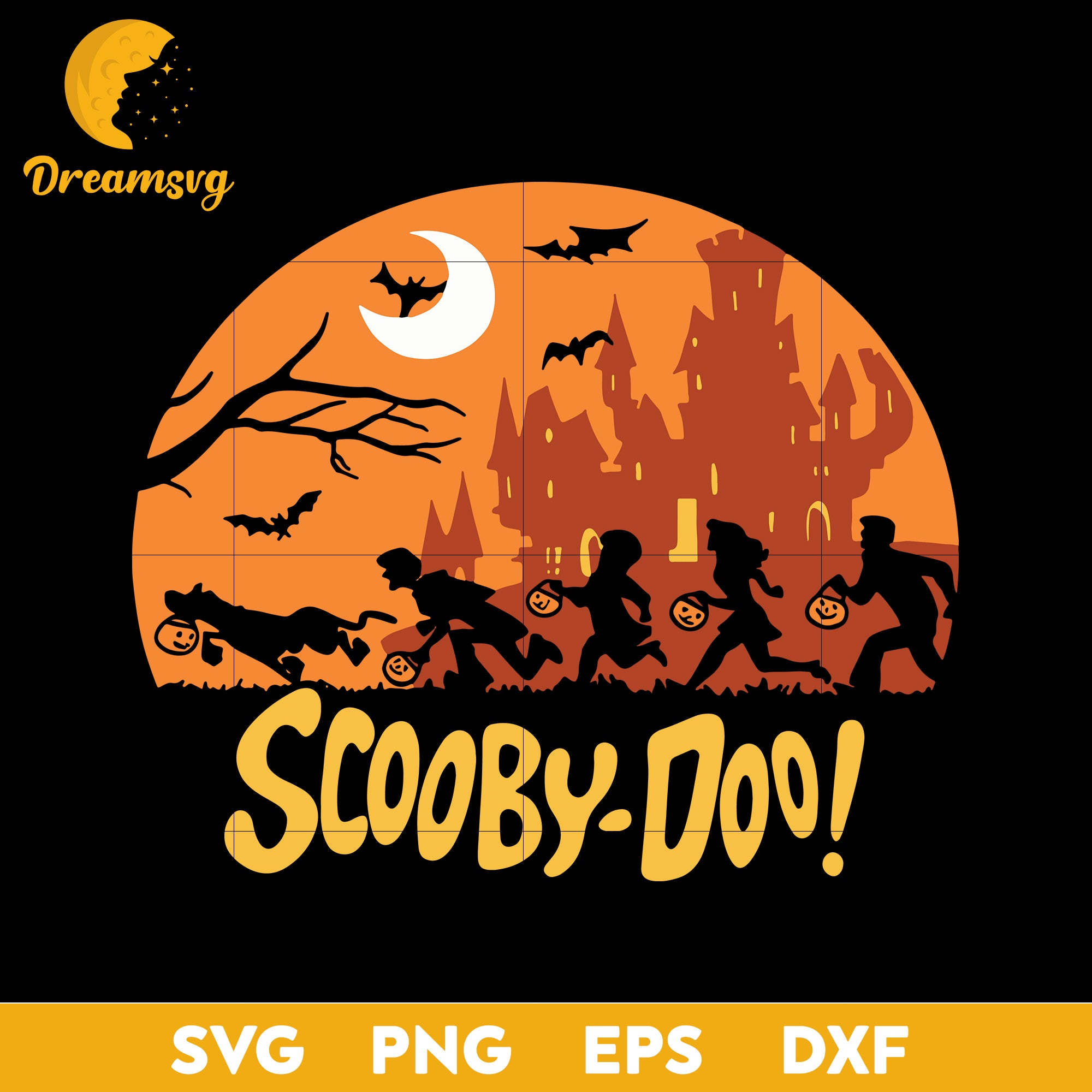 Scooby doo halloween svg halloween svg png dxf eps digital file