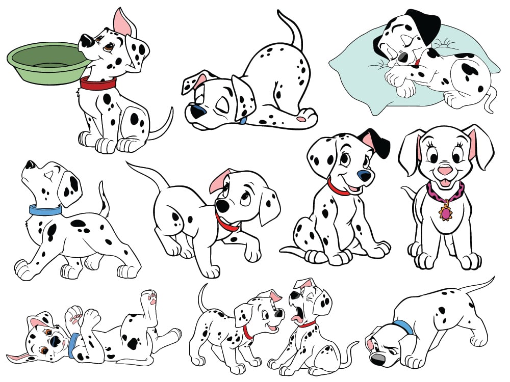 Dalmatians svg cut files dalmatians png svg vector clipart