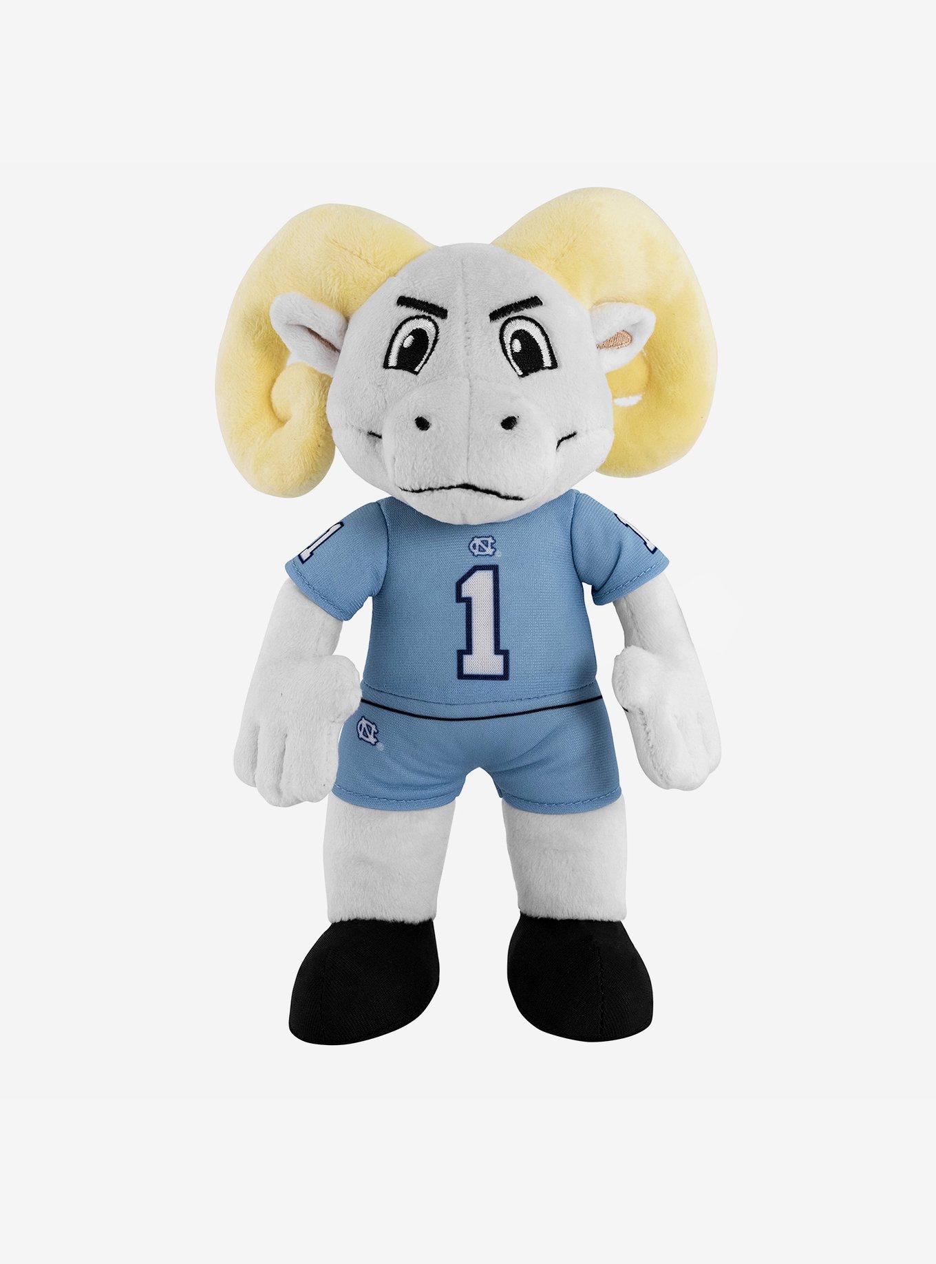 Ncaa north carolina tar heels ramses bleacher creatures mascot plush figure hot topic