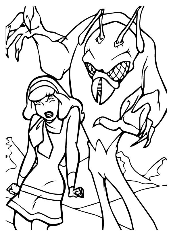 Coloring page scooby doo coloring pages monster coloring pages monster truck coloring pages