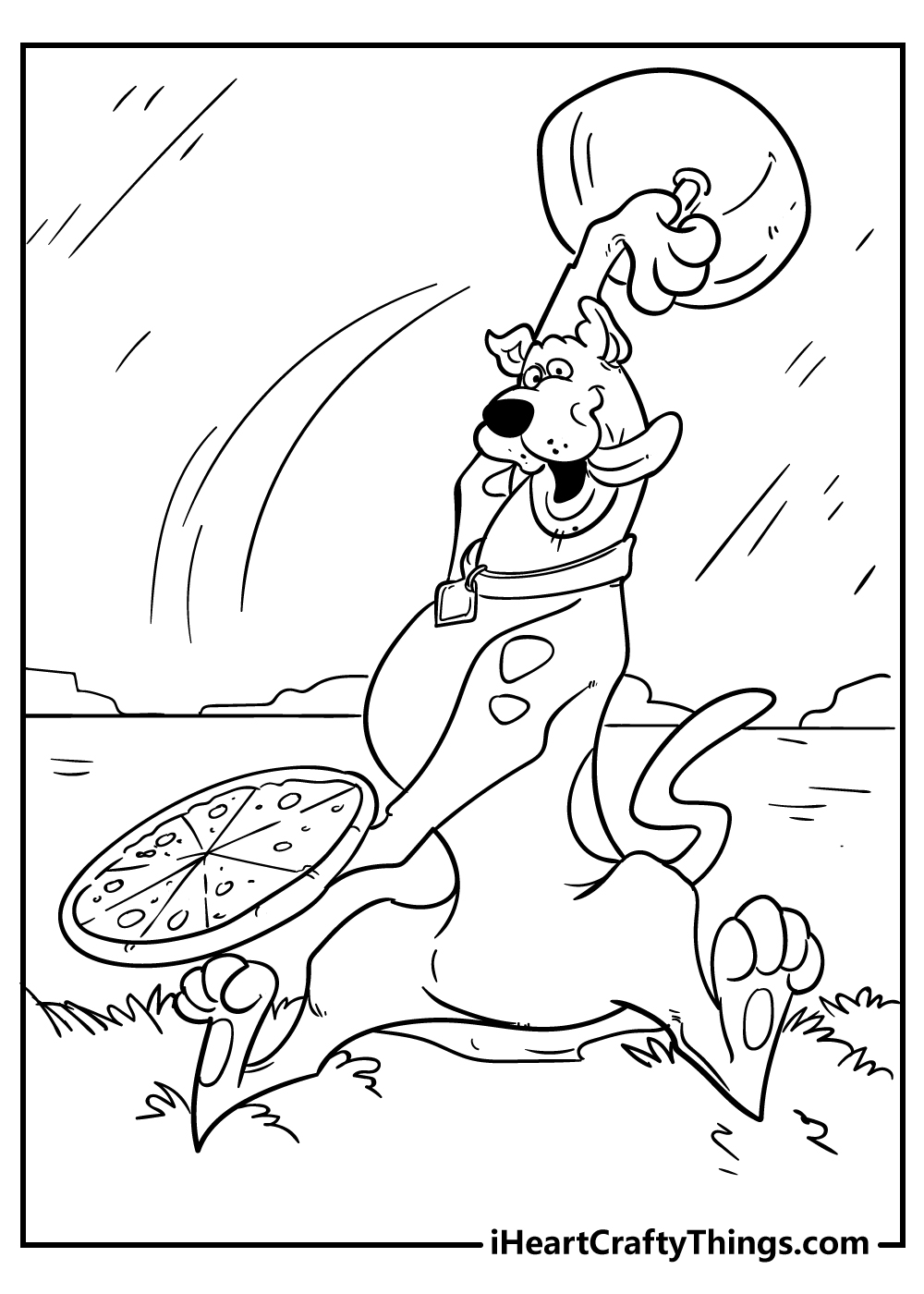 Scooby doo coloring pages free printables