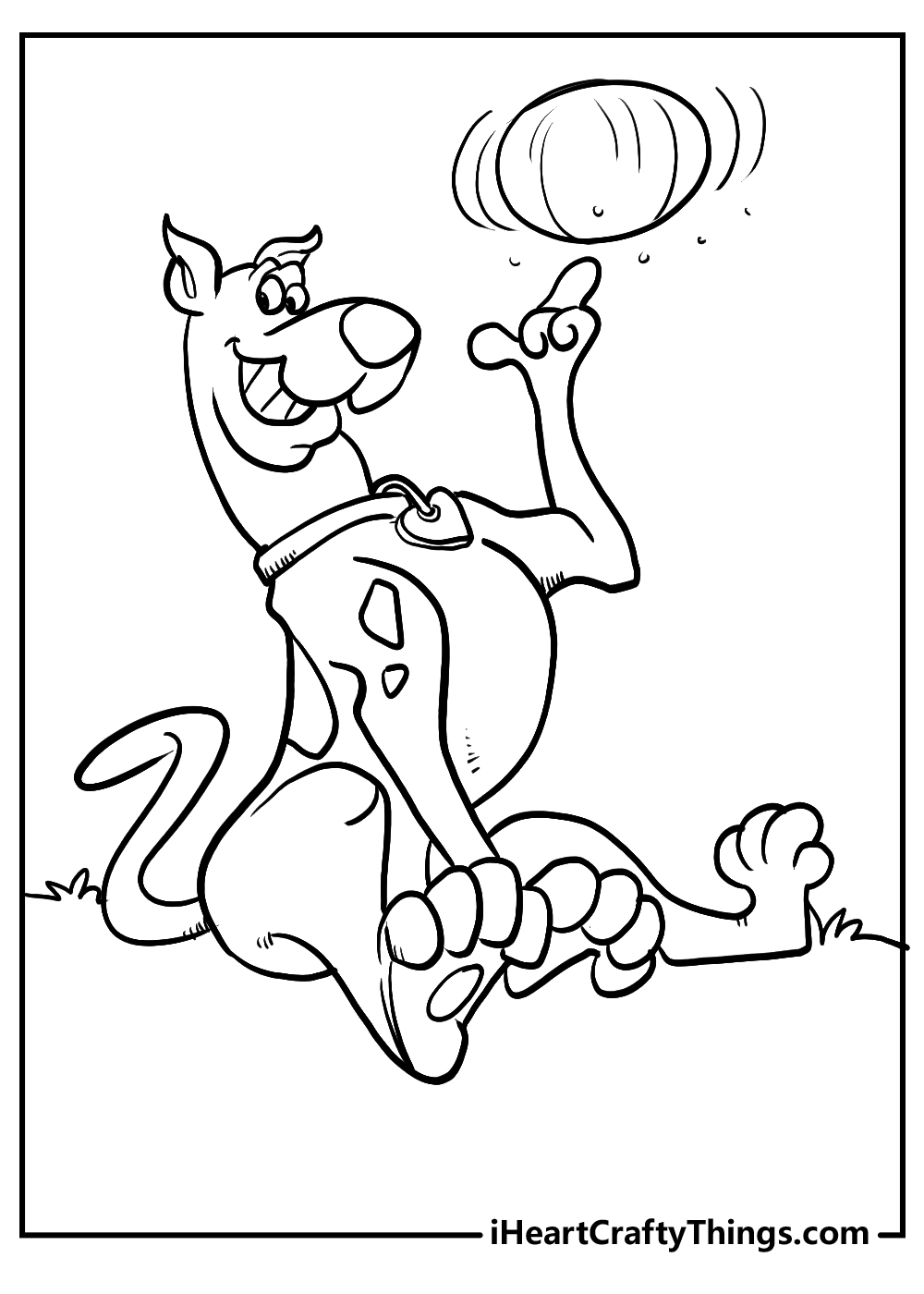 Scooby doo coloring pages free printables